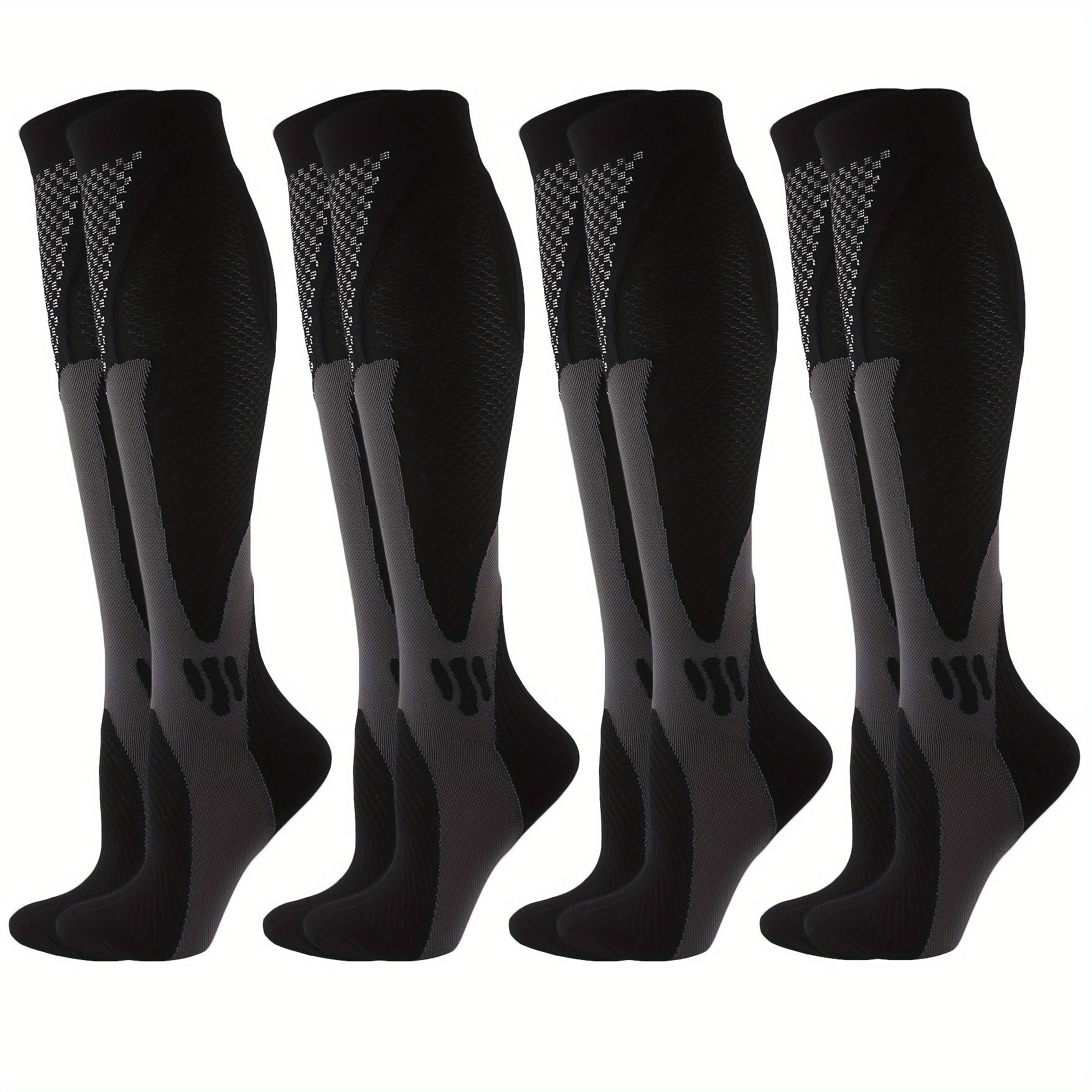 Men's Compression Sport Socks - Sweat Absorbing Nylon Blend