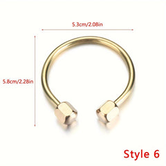 Brass Keychain Whistle Ruler DIY Pendant Ornament