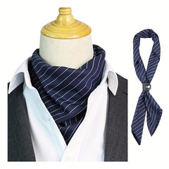 Jacquard Collar Scarf Men's Square Neckerchief