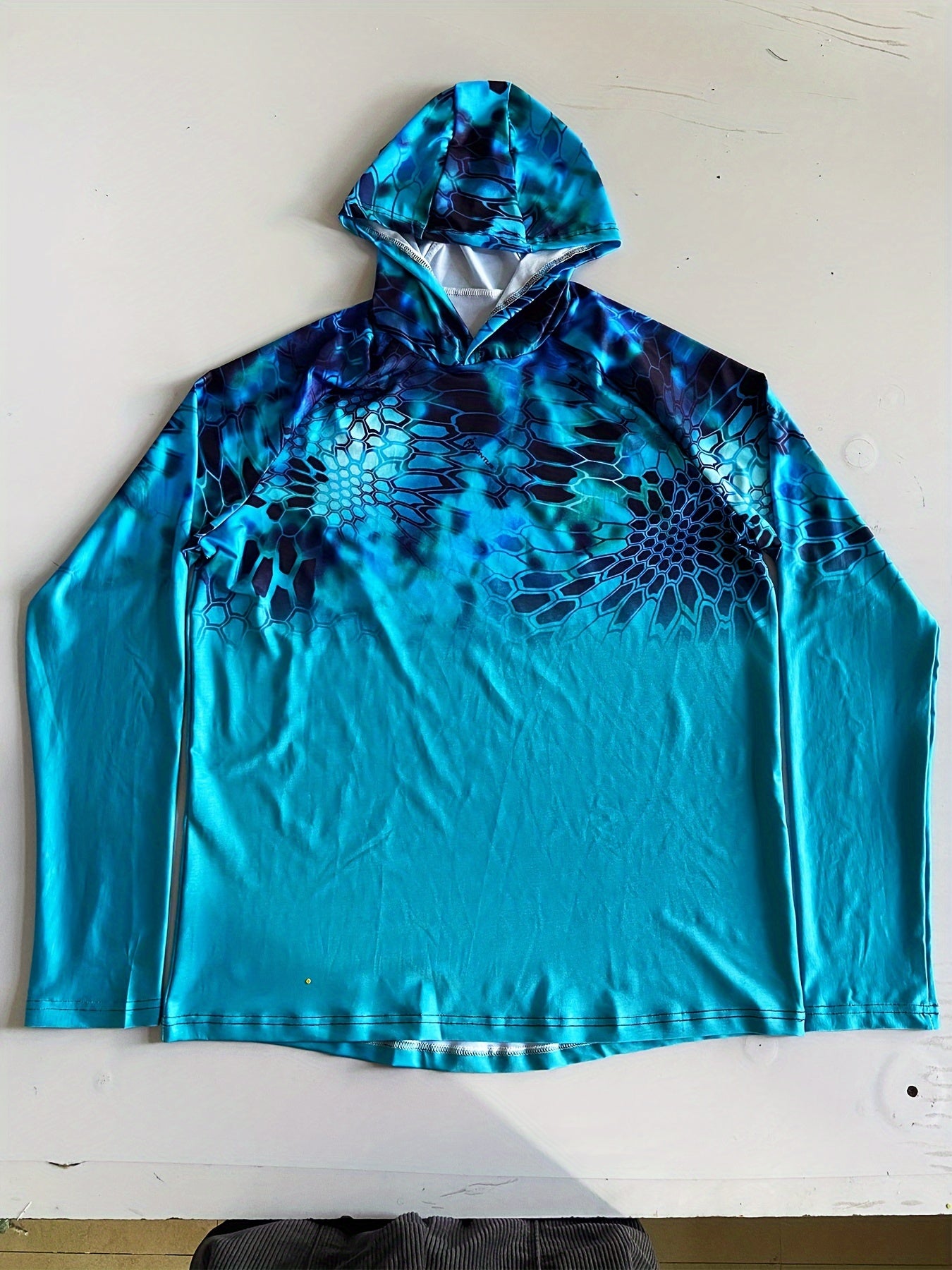 Men's Sun Protection Hoodie Long Sleeve Quick Dry Tops