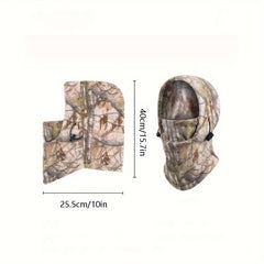 Cycling Mask For Cold Winter Weather - Camouflage Hat