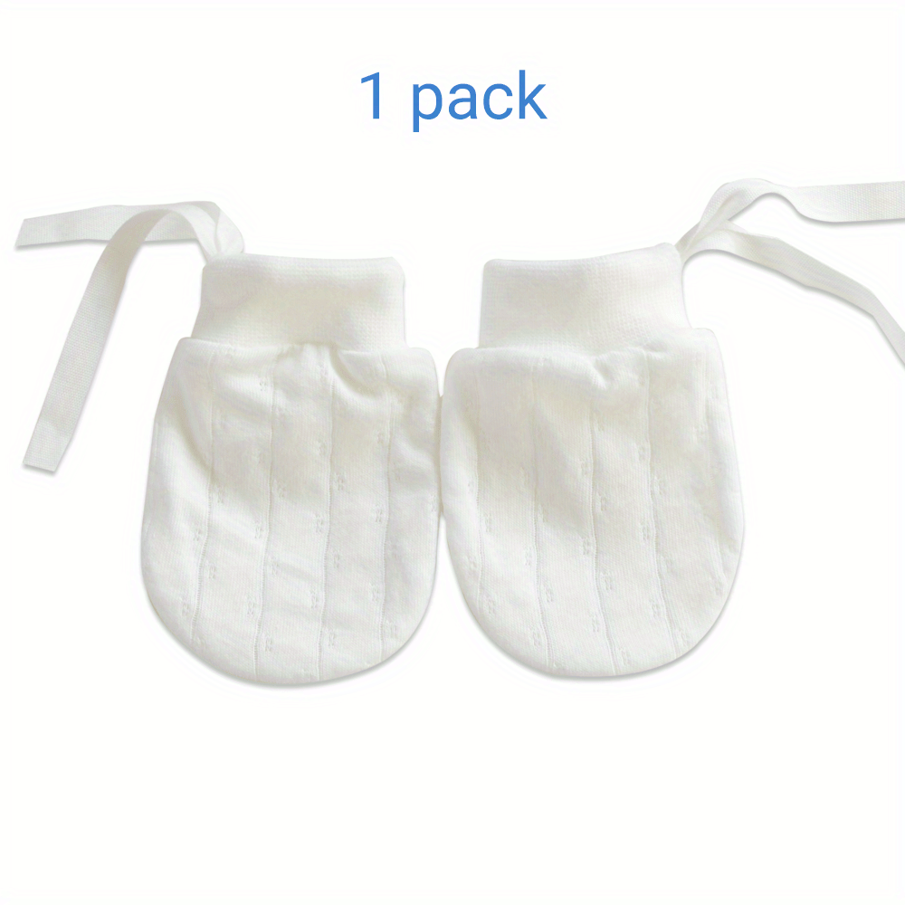 Soft Newborn Baby Cotton Mittens to Protect Skin