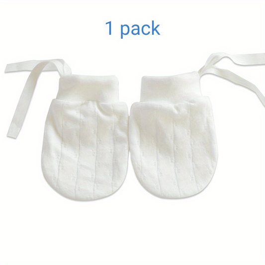 Soft Newborn Baby Cotton Mittens to Protect Skin