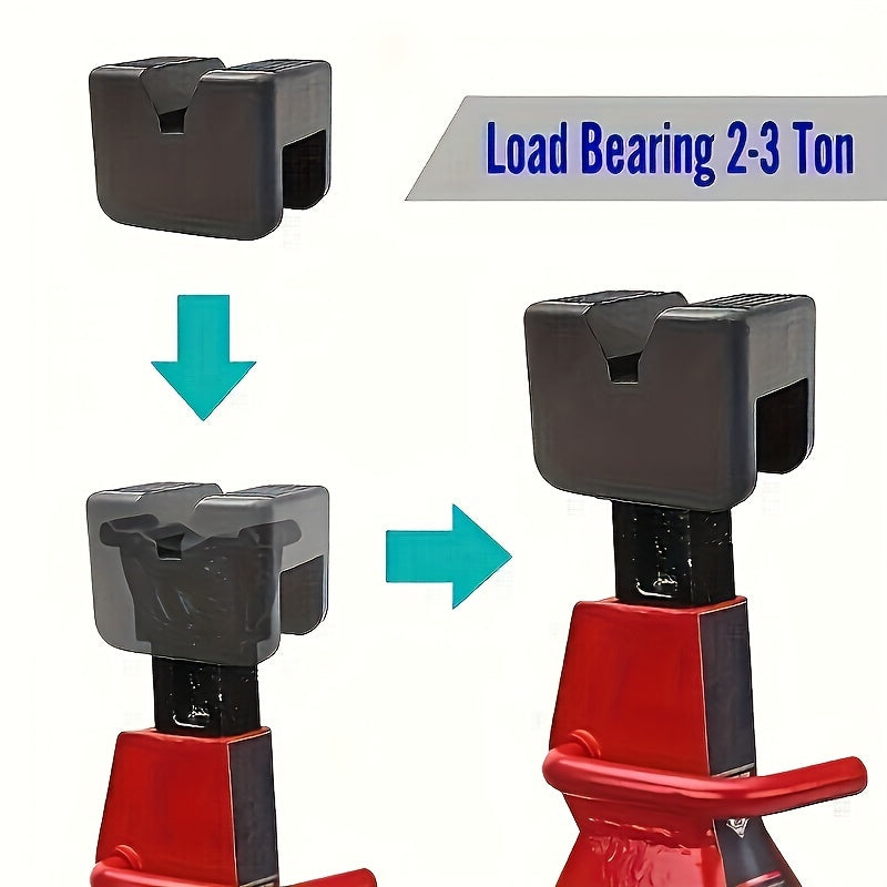 Rubber Jack Pads for Jack Stands Pinch Weld Slotted Frame