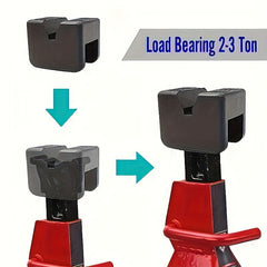 Rubber Jack Pads for Jack Stands Pinch Weld Slotted Frame