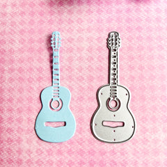 3D Guitar Paper Art Embossing Template DIY Scrapbook Album Decoration
