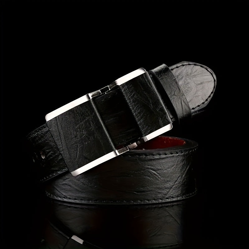 1pc Boy's Baseball Belt Smooth Buckle Leisure Belt Jeans Belt