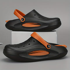 Men's Clogs Removable Footbed Closed Toe Sandals Soft Sole Walking Shoes
