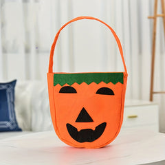 Halloween Witch Pumpkin Tote Bag Party Candy Bag