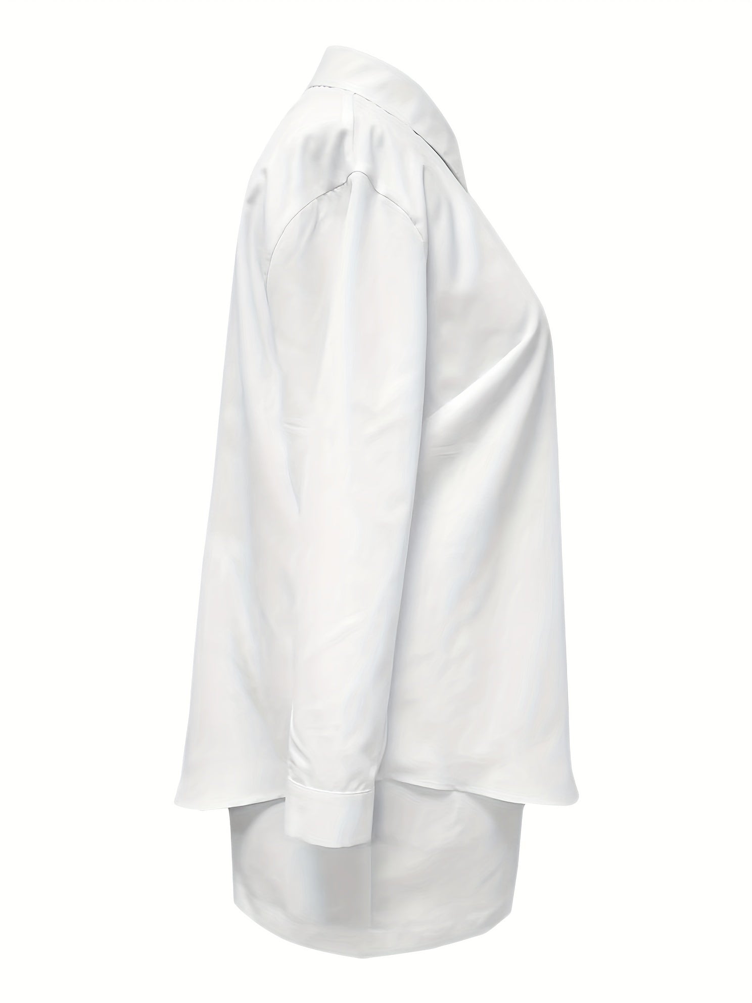 Women's Plus Solid Shirt & Shorts Outfit Set