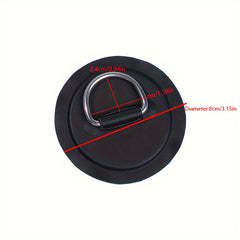 4pcs Stainless Steel D Ring Patches For Inflatable Boat Yacht Kayak