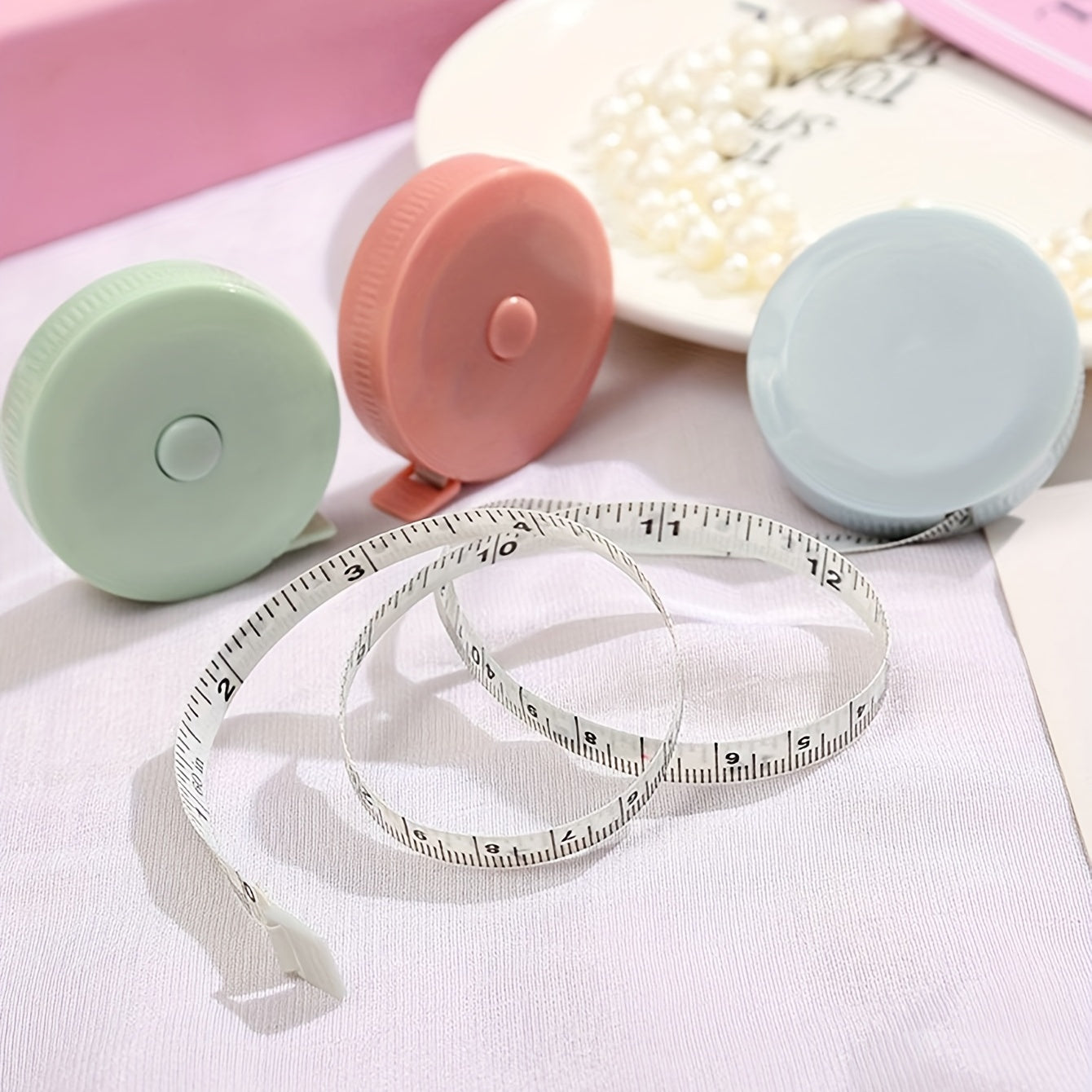 Portable Round Tape Measure for Home or Office - 1pc