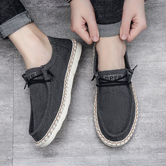 Canvas Slip On Sneakers for Men Breathable Non-slip Shoes
