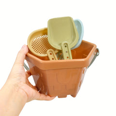 Kids Beach Sand Play Set with Shovels and Buckets - Outdoor Water Toys