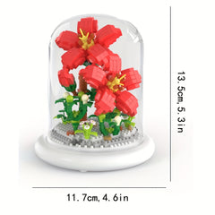 DIY Jasmine Flower Building Block Toy Set