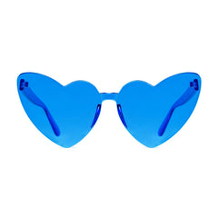 Heart Sunglasses Rimless Candy Party Glasses