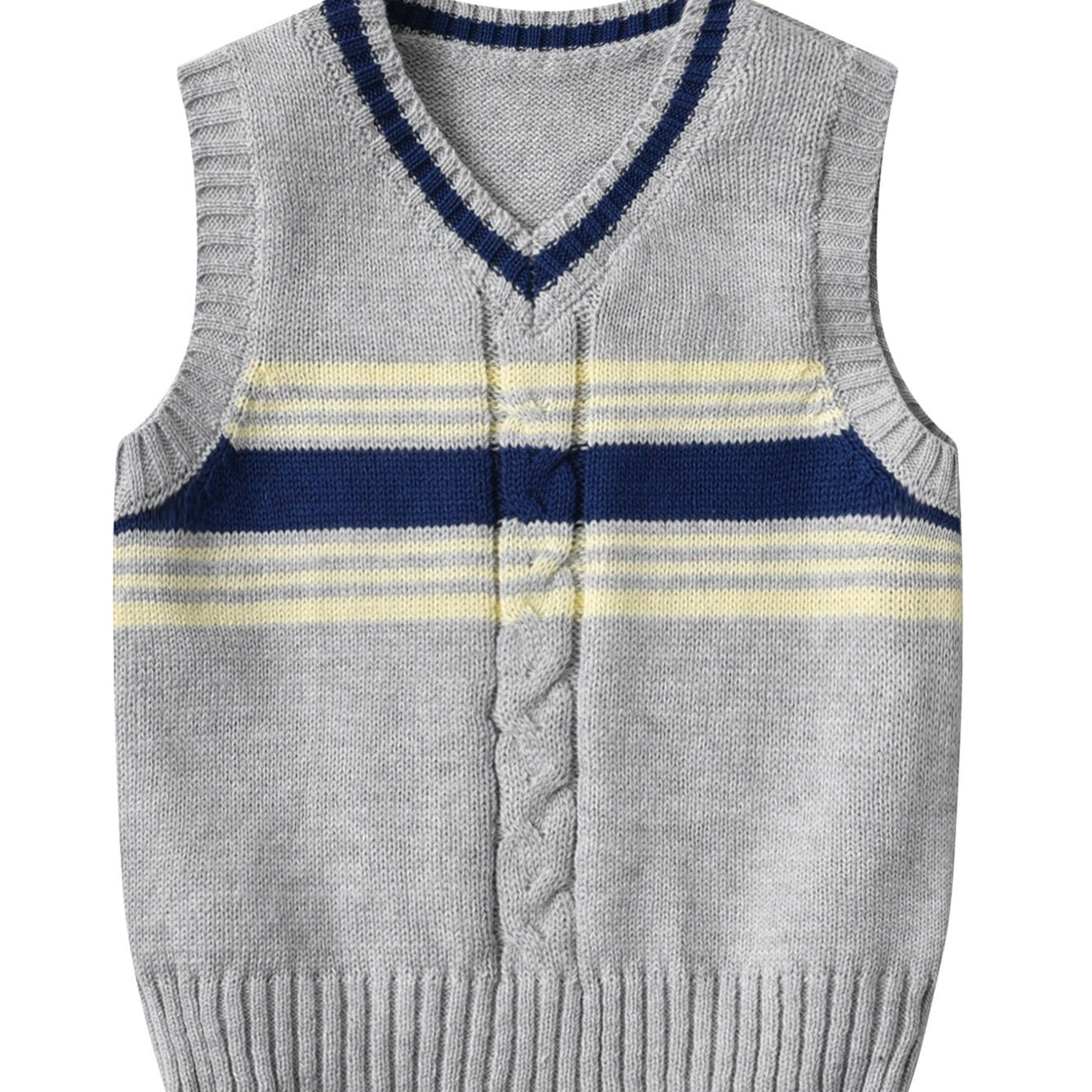 Boys Striped Sweater Vest