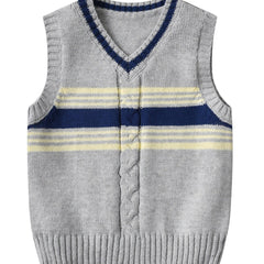 Boys Striped Sweater Vest