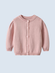 Baby Knitted Sweater Cardigan Blouse in Various Colors
