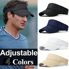 Men's Adjustable Cotton Sun Hat Tennis Golf Running Sun Protection Hat
