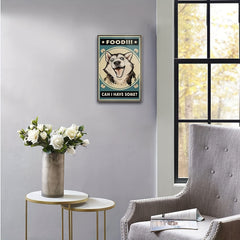 Terrier Metal Tin Sign Soap Soak Away Retro Iron Painting Husky 8x12 Inch