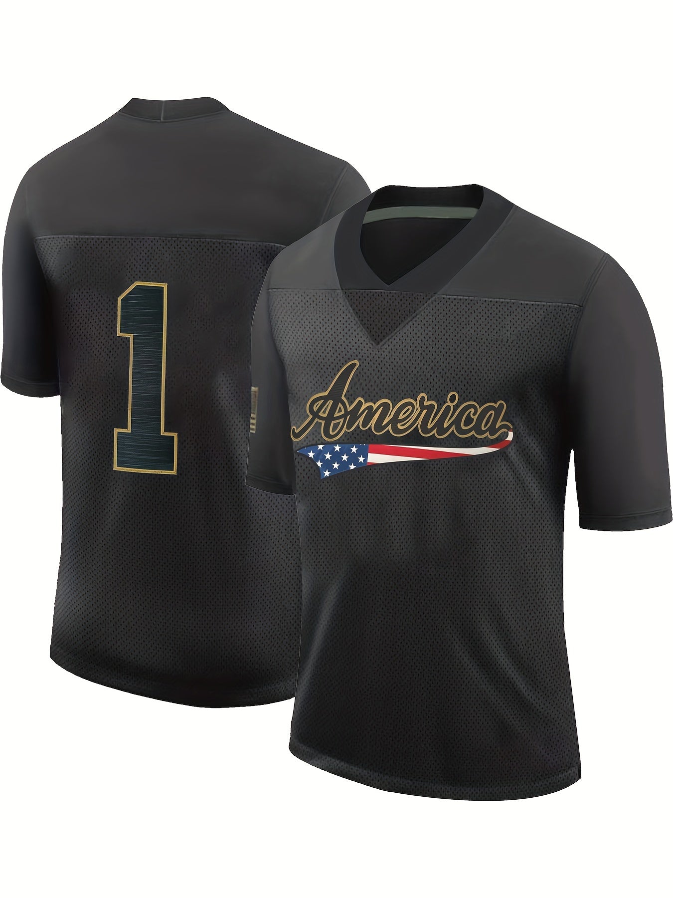 Men's America 1 Breathable Rugby Jersey