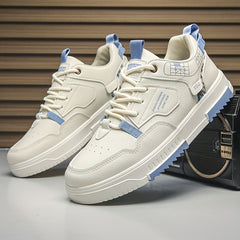 Men's Lace-up Skate Shoes Sporty Low Top Sneakers