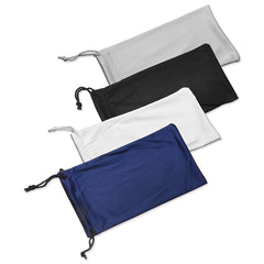 4X Microfiber Sunglasses Cleaning & Storage Pouch