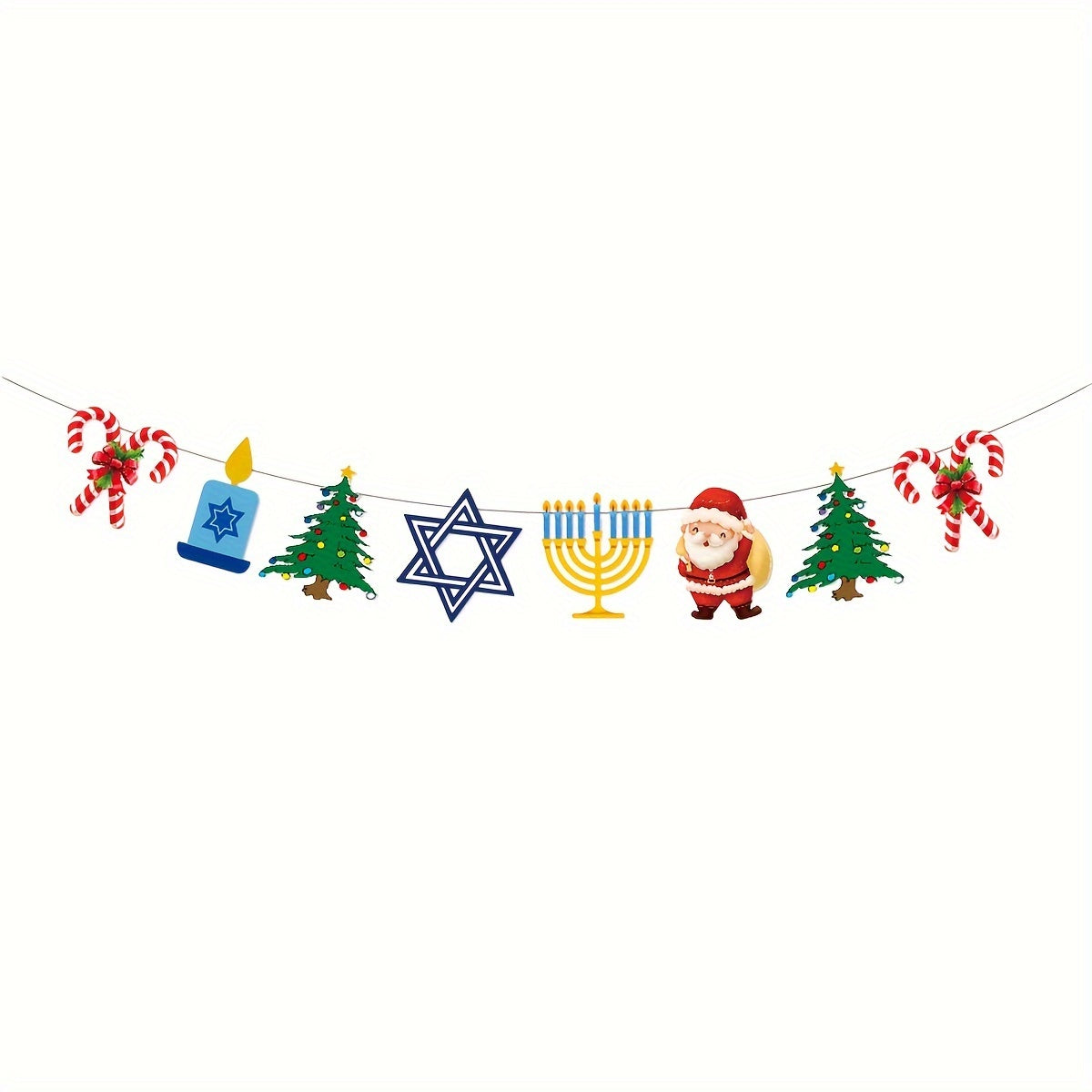 Christmas Party Banner Pull Plag Mixed Flag Decoration