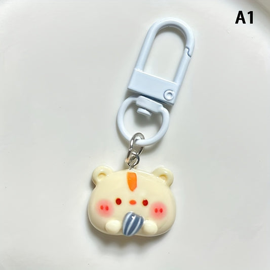 Animal Doll Keychain Cartoon Panda Hamst...