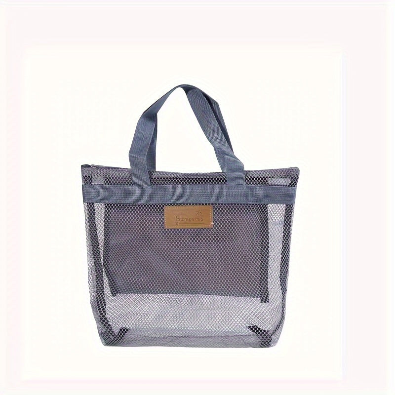 Waterproof Outdoor Toiletry Storage Mesh Bag for Traveling