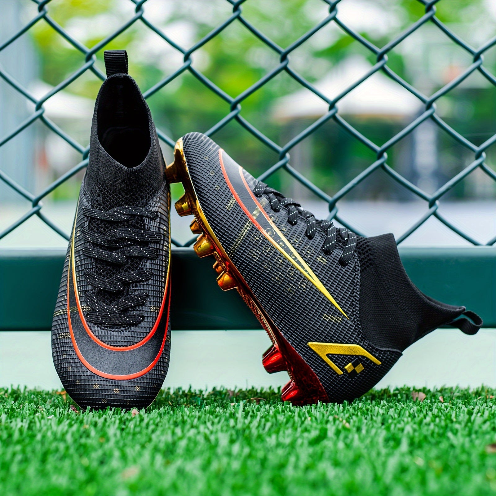 High Top Non Slip AG Football Cleat for Boys