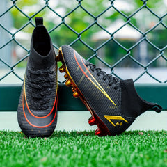 High Top Non Slip AG Football Cleat for Boys