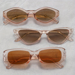 3pairs Cat Eye Personalized Sunglasses Geometric Lens Eyewear
