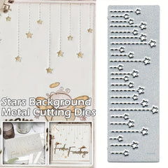 Star Background Metal Cutting Dies for DIY Crafts
