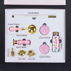 1pc Pink Set Sealing Wax Collection Retro Set