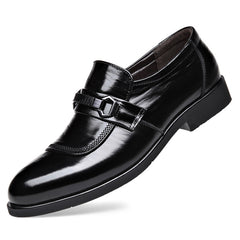 Formal Breathable Slip-On Derby Shoes for Wedding Business