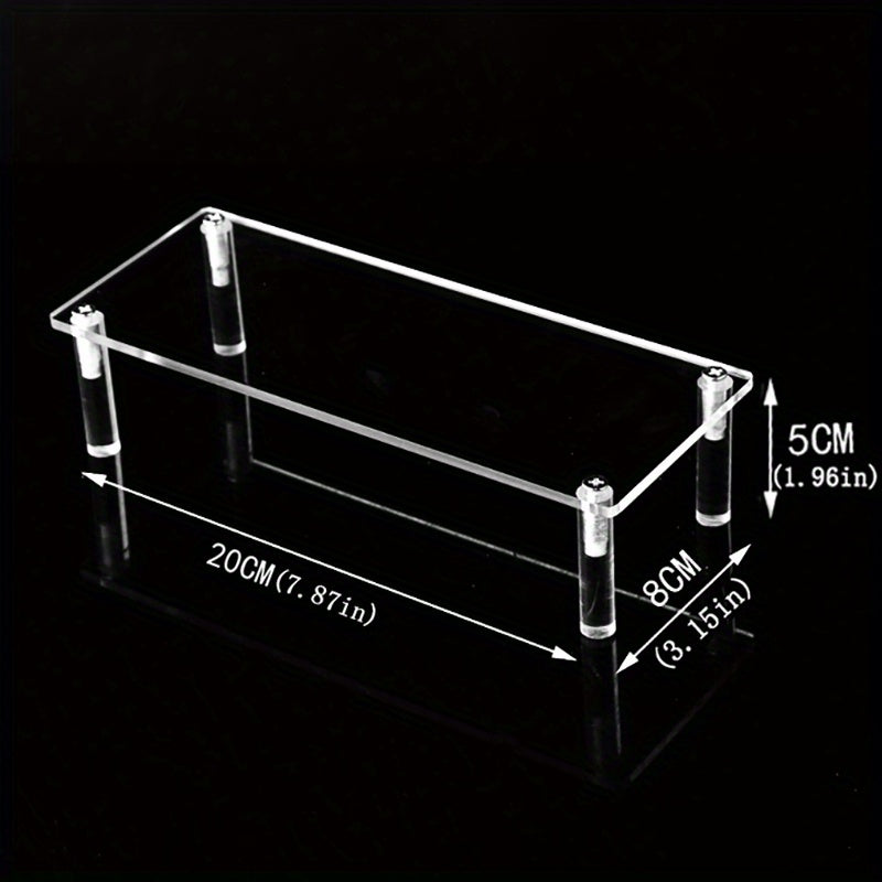 Acrylic Display Stand Shelf Pottery Storage Rack Doll Figurine Shelf