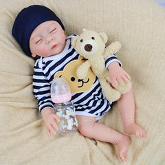 18" Lifelike Reborn Baby Doll Soft Body Realistic Newborn Doll Birthday Gift