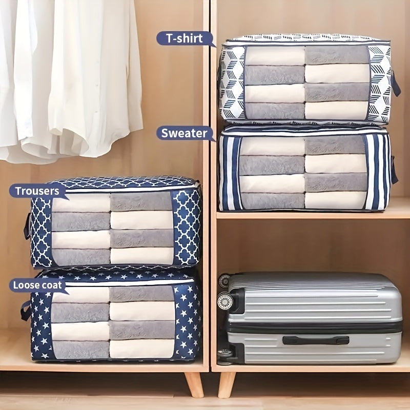 Large Capacity Clothes Quilt Organizer Waterproof Thick Fabric Bedding Foldable