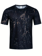 Men's Stylish Graphic T-shirt Casual Tee for Summer Outdoor