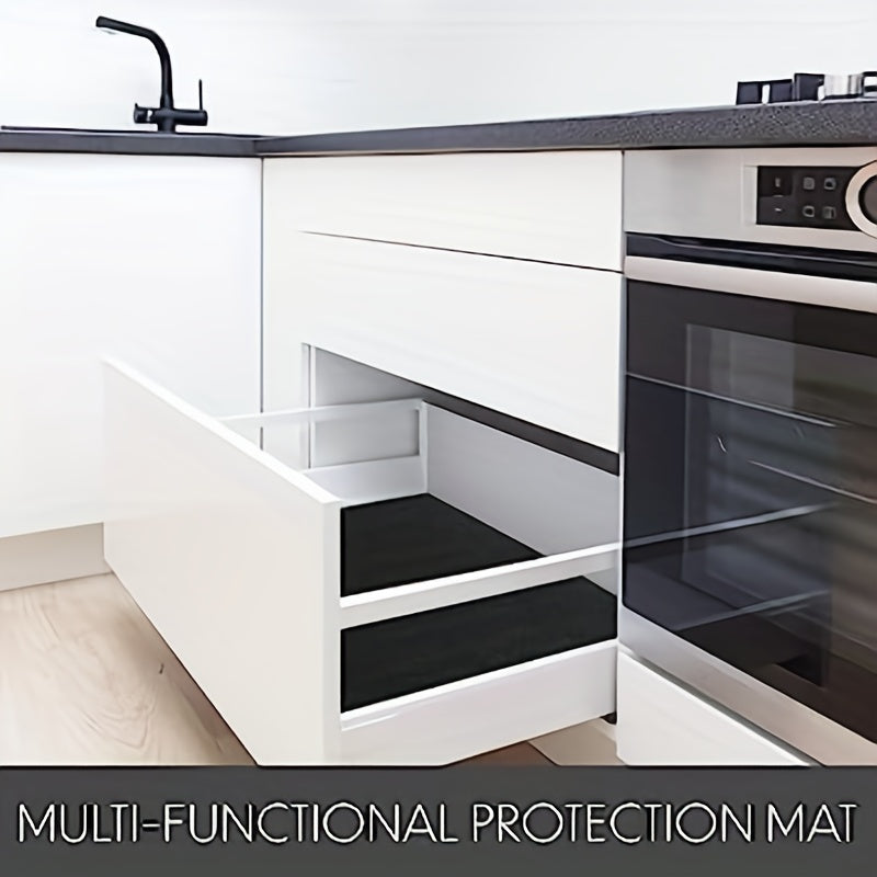 Waterproof Silicone Sink Liner Shelf Protector for Kitchen and Bathroom Cabinets