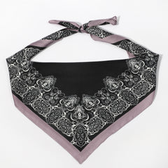 Men's Crown Pattern Square Scarf