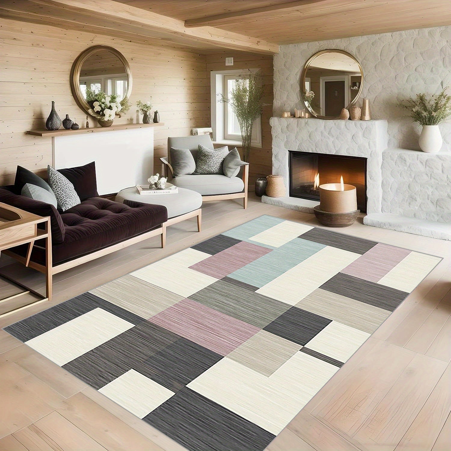 Soft Non Slip Modern Home Decoration Carpet
