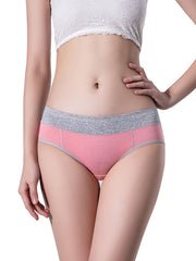4 Pcs Women's High Waist Cotton Panties