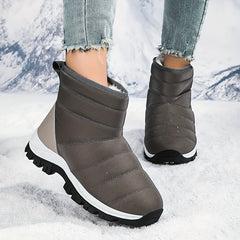 Non Slip Thickened Medium Tube Snow Boots Velvet Warm Shoes