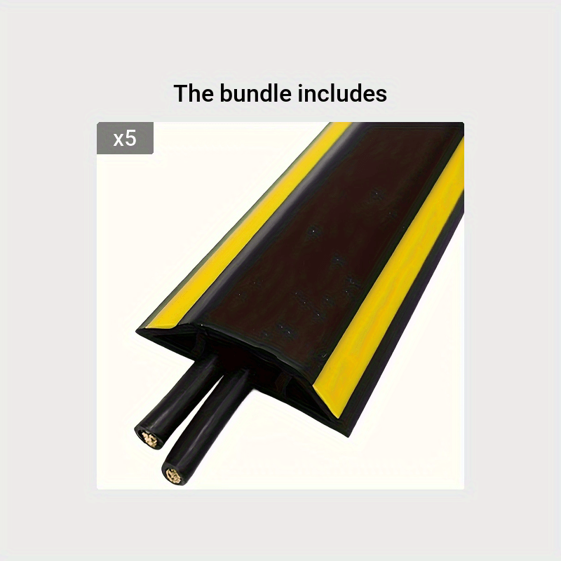 1m Floor Cable Cover Anti Slip Self Adhesive Wire Protector