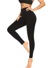 High Waisted Leggings for Women - Soft Athletic Tummy Control Pants
