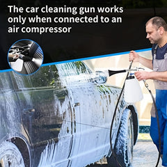 Turbine Cleaning Gun Car Interior Spray Kit 1L Foam Bottle