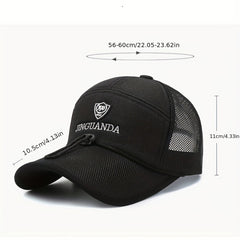 Summer Cotton Linen Men's Baseball Cap Sunscreen Fishing Cap